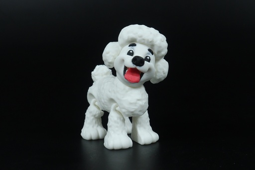 Paw Print Pups - Poodle (White)