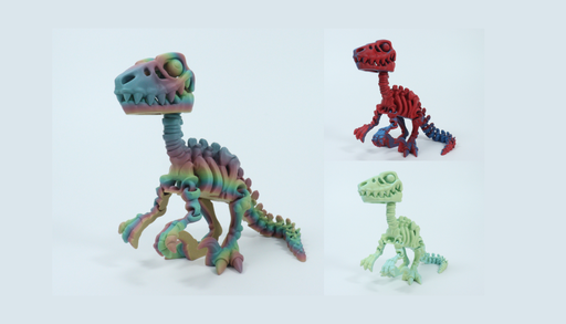 Boneyard Buddies - Raptor Skeleton